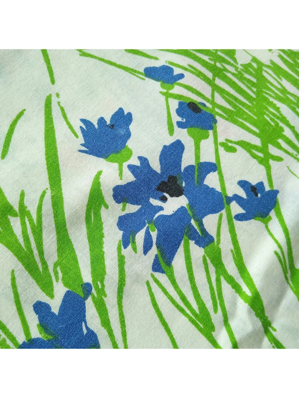 Vintage Floral Twin Flat Sheet - Tastemaker Field Trip Pattern